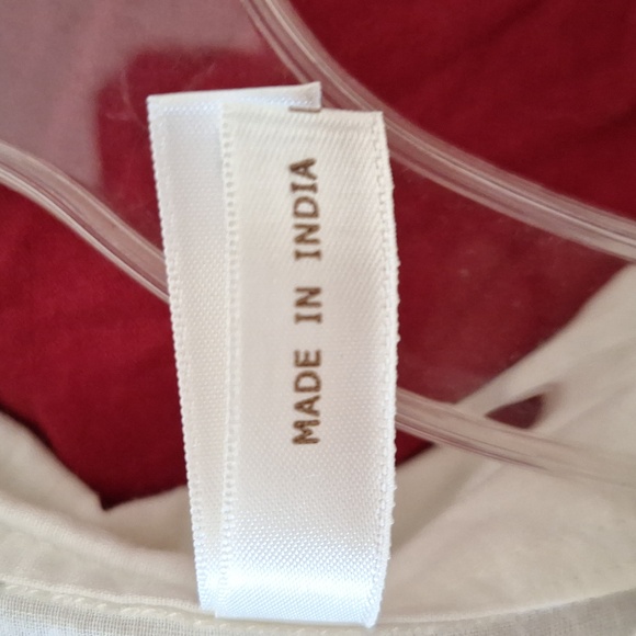 Ladies sleeveless Roper brand sheer cotton shirt size L - Picture 6 of 7